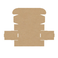 Короб самосборный с ушками 220*95*65 Бурый Е